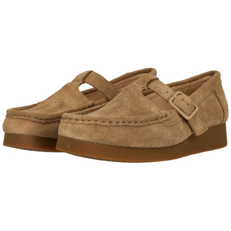 Clarks Wallabee EVO Bar Women's Dark Sand Suede