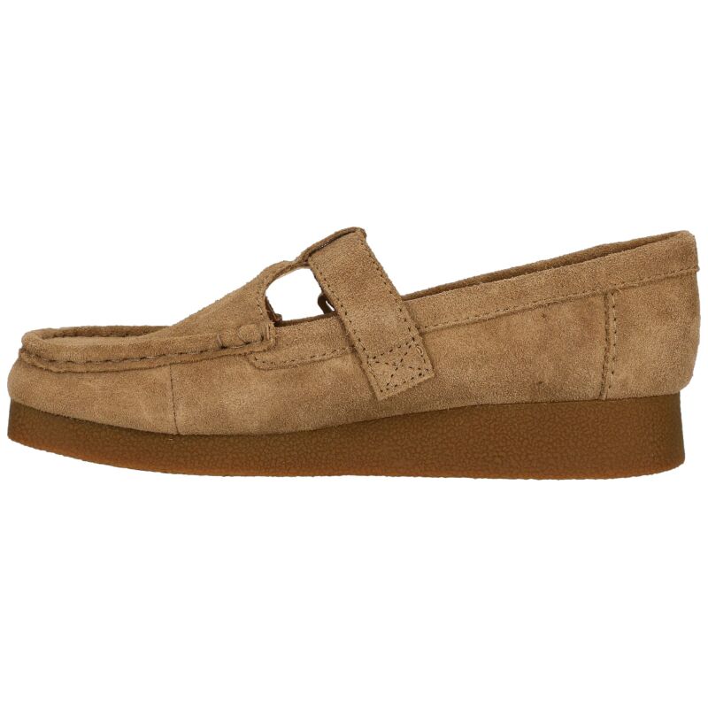 Clarks Wallabee EVO Bar Women's Dark Sand Suede
