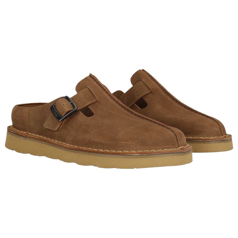 Clarks Solsbury Mule Men's Cola Suede