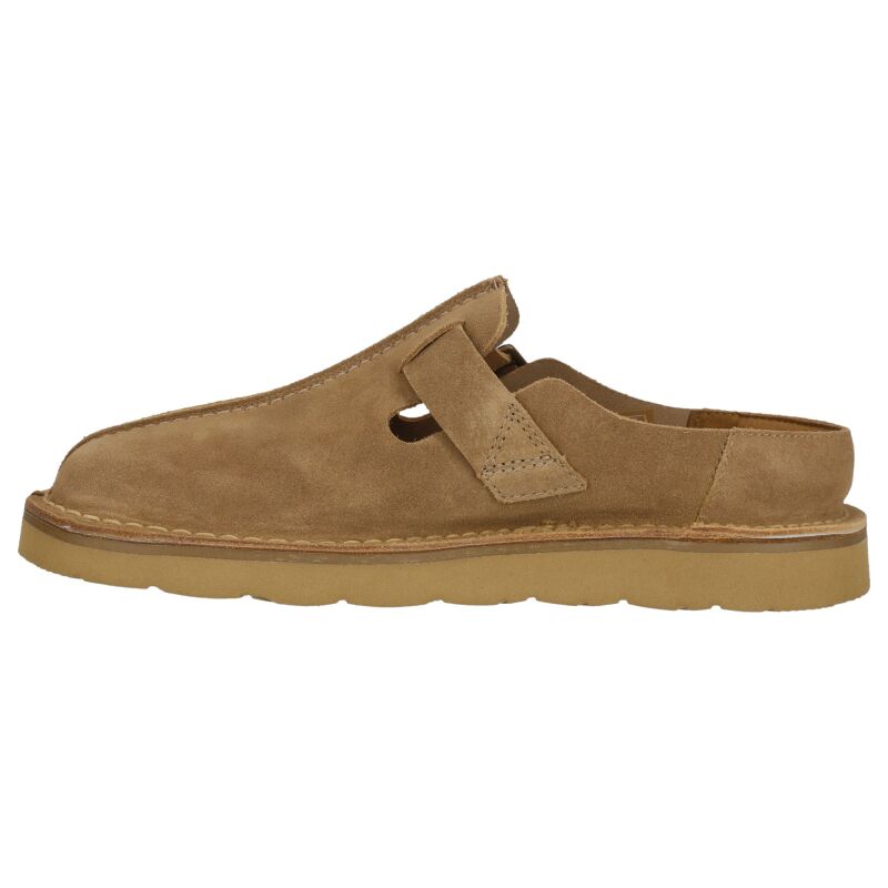 Clarks Solsbury Mule Men's Dark Sand Suede