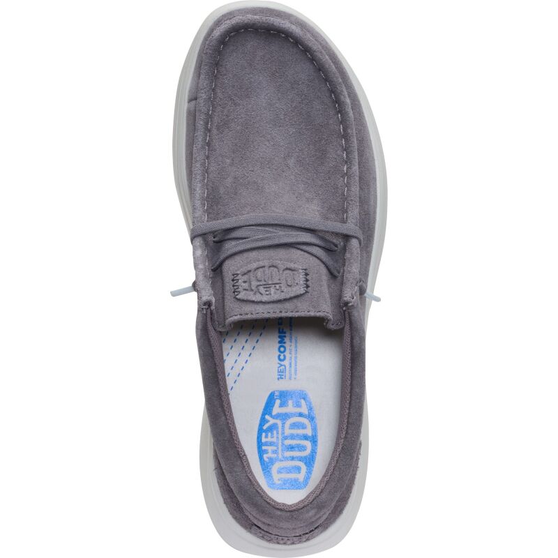 HEYDUDE Wally COMF Suede Men 41975 Gull Grey/Dawn Blue