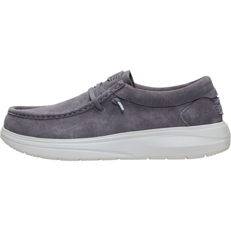 HEYDUDE Wally COMF Suede Men 41975 Gull Grey/Dawn Blue