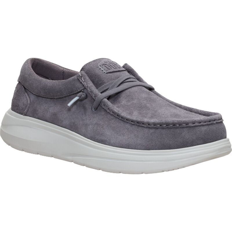 HEYDUDE Wally COMF Suede Men 41975 Gull Grey/Dawn Blue