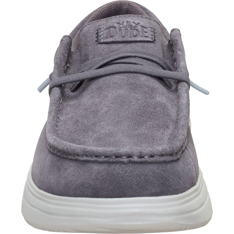 HEYDUDE Wally COMF Suede Men 41975 Gull Grey/Dawn Blue