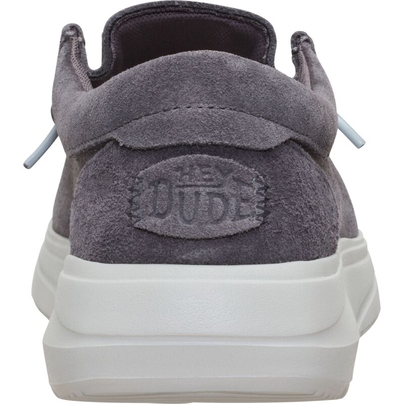 HEYDUDE Wally COMF Suede Men 41975 Gull Grey/Dawn Blue