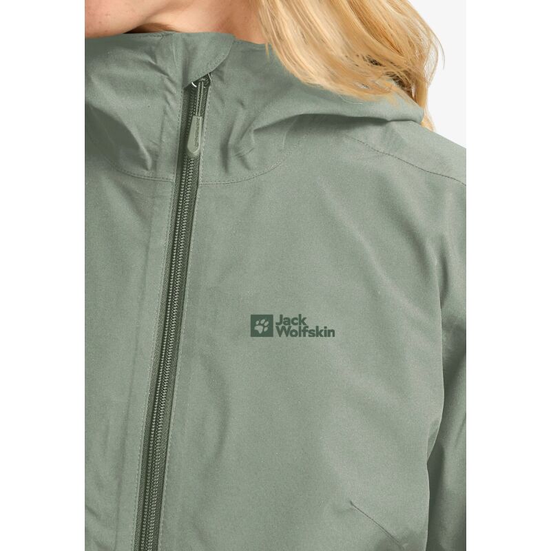 Jack Wolfskin Moonrise 3In1 Jacket Women's Mint Leaf