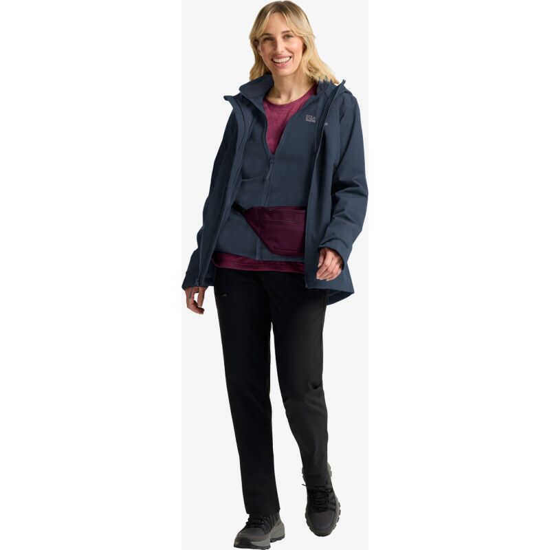 Jack Wolfskin Moonrise 3In1 Jacket Women's Midnight Sky