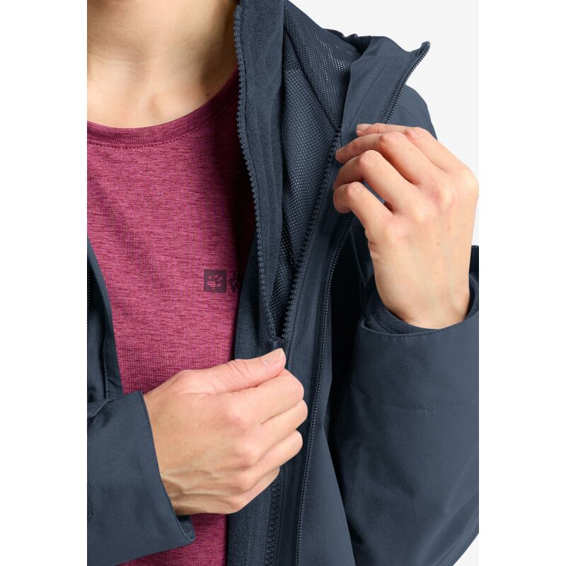 Jack Wolfskin Moonrise 3In1 Jacket Women's Midnight Sky