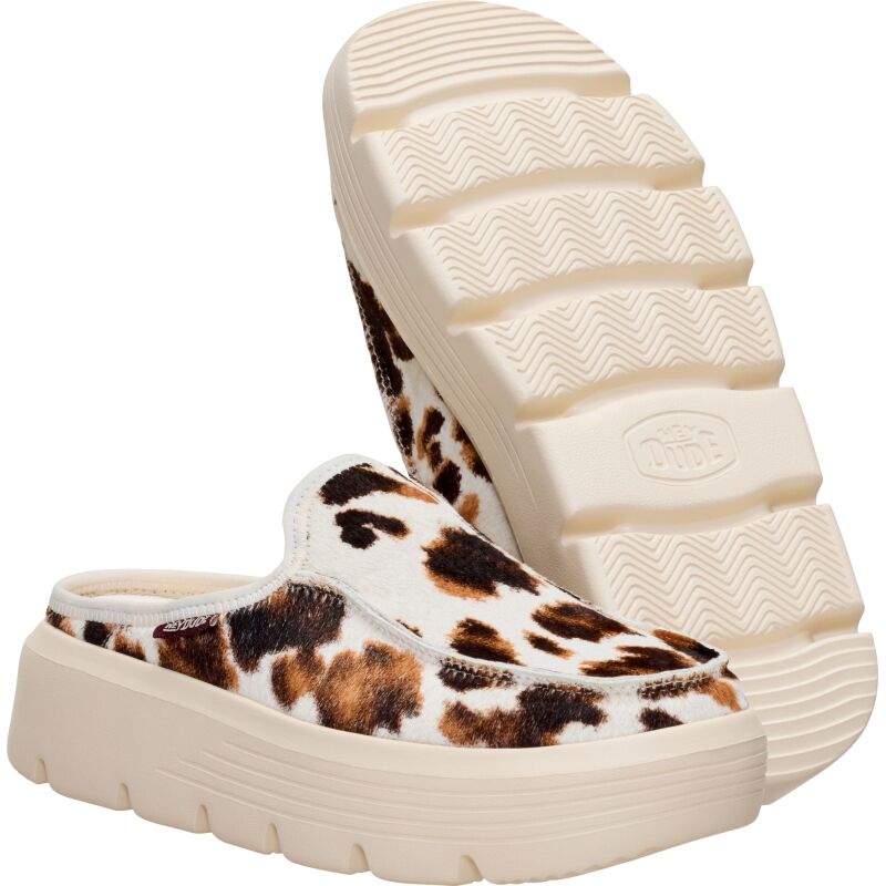 HEYDUDE Austin Edge Luxe Women's Ivory/Cow