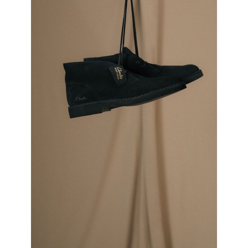 Clarks Desert Boot EVO Men's Black Suede