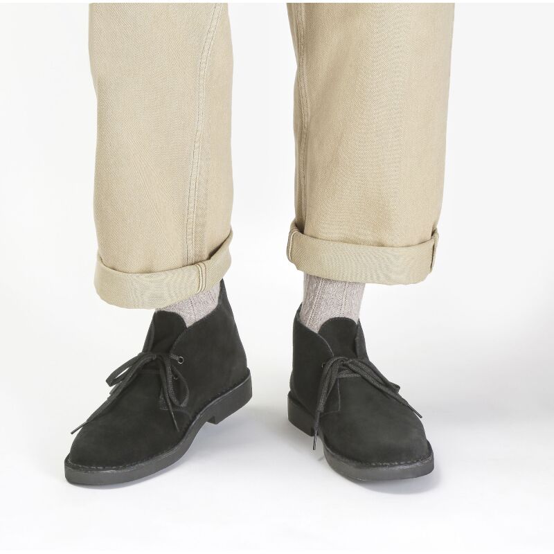 Clarks Desert Boot EVO Men's Black Suede