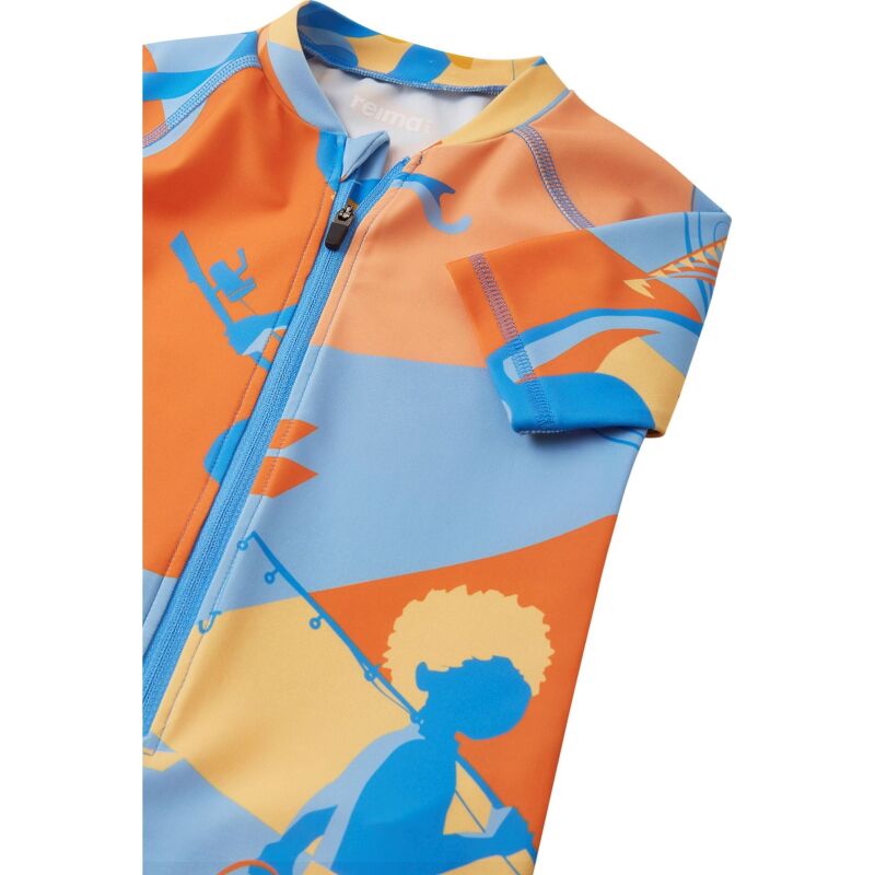 REIMA Toddler' UPF 50+ Swimsuit Atlantti 5200131B Orange