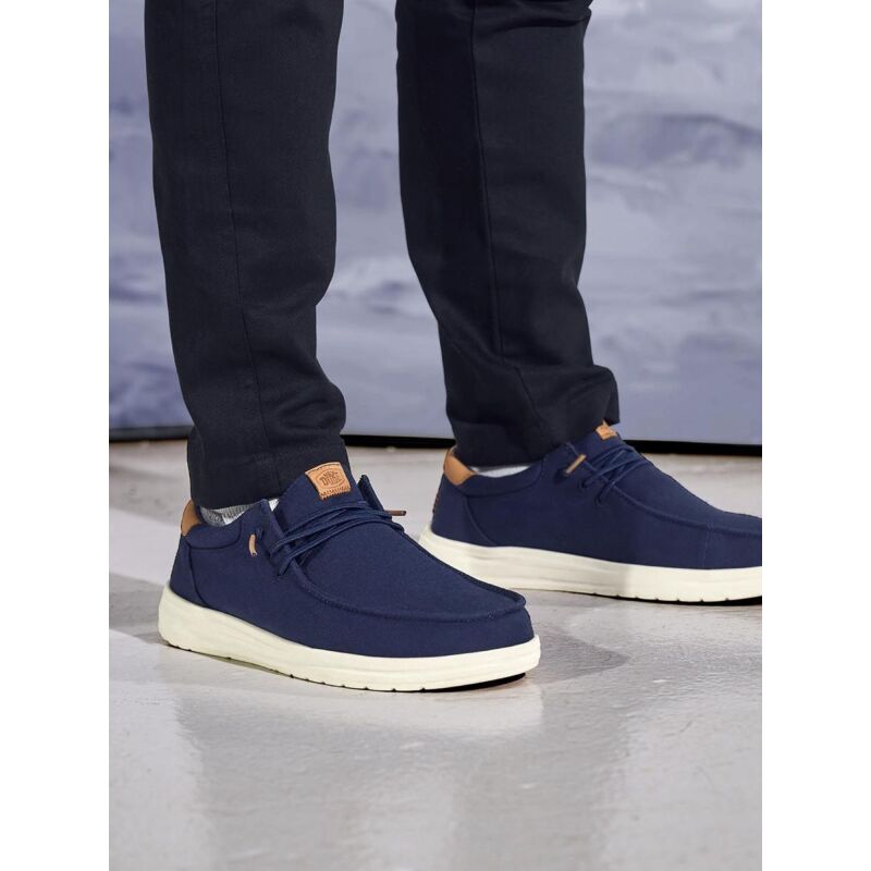 HEYDUDE Paul Canvas Men 43151 Navy Blazer