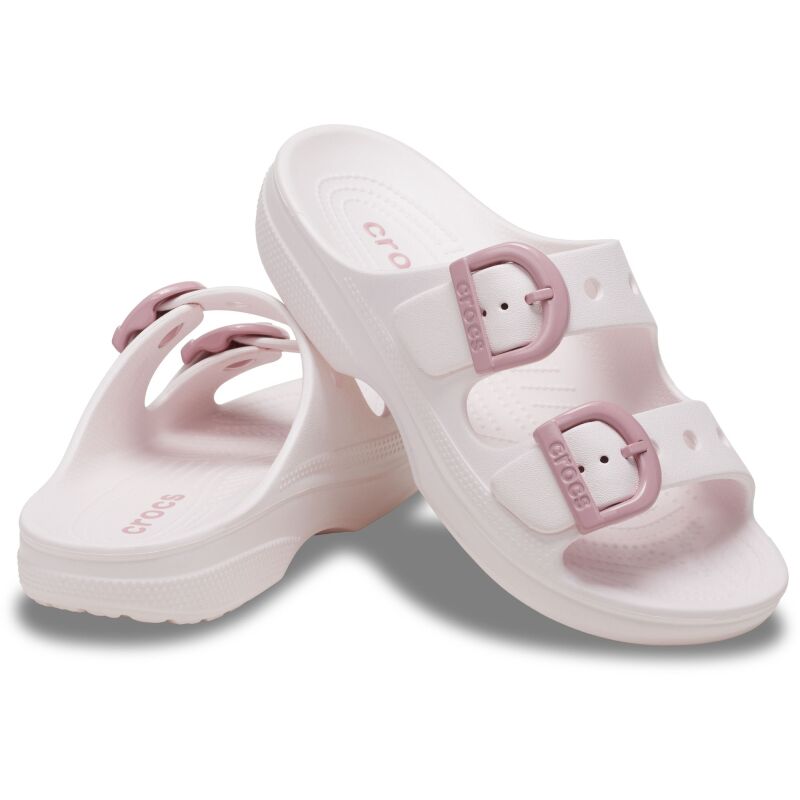 Crocs™ Saturday Enamel Buckle Sandal Women's Bubble Ice