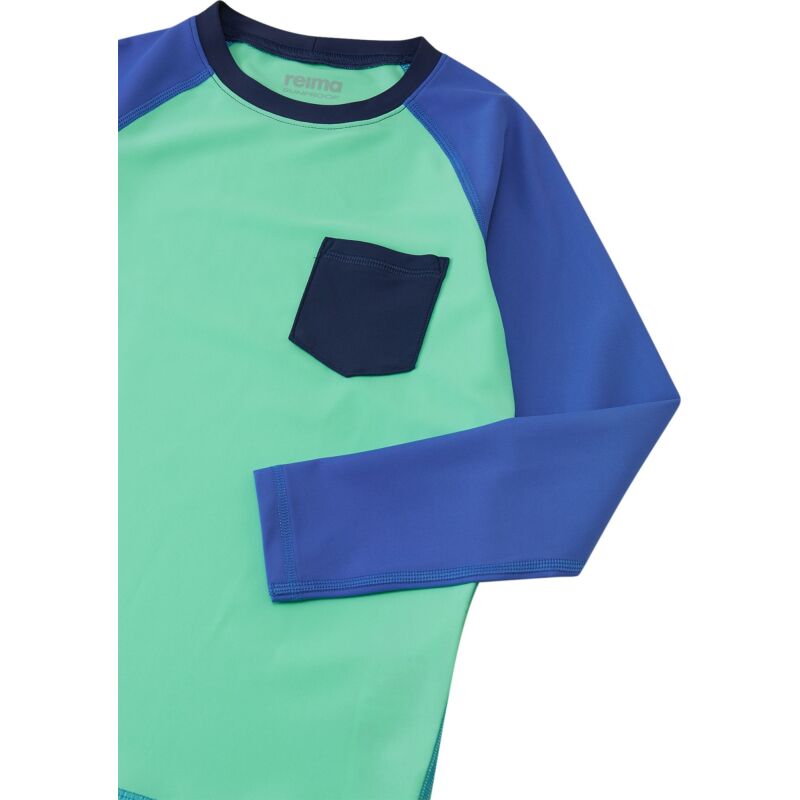 REIMA UPF 50+ Long Sleeve Swim Shirt Kroolaus 5200150C Fresh Mint 87A0