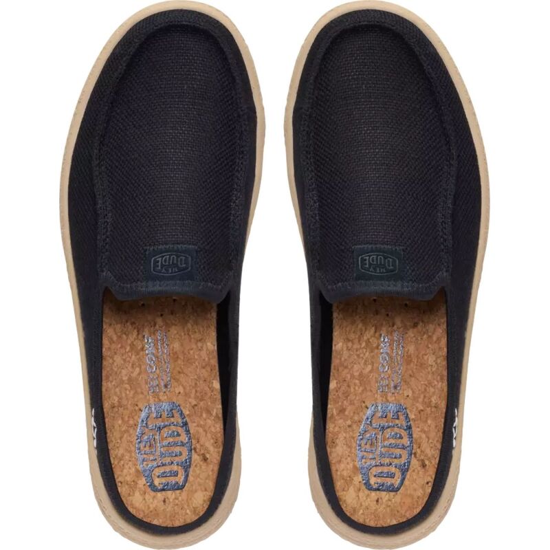 HEYDUDE Austin Lift Espadrille Woven Women's Black