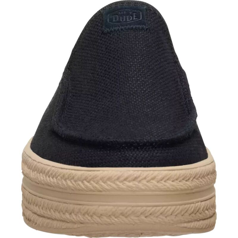 HEYDUDE Austin Lift Espadrille Woven Women's Black