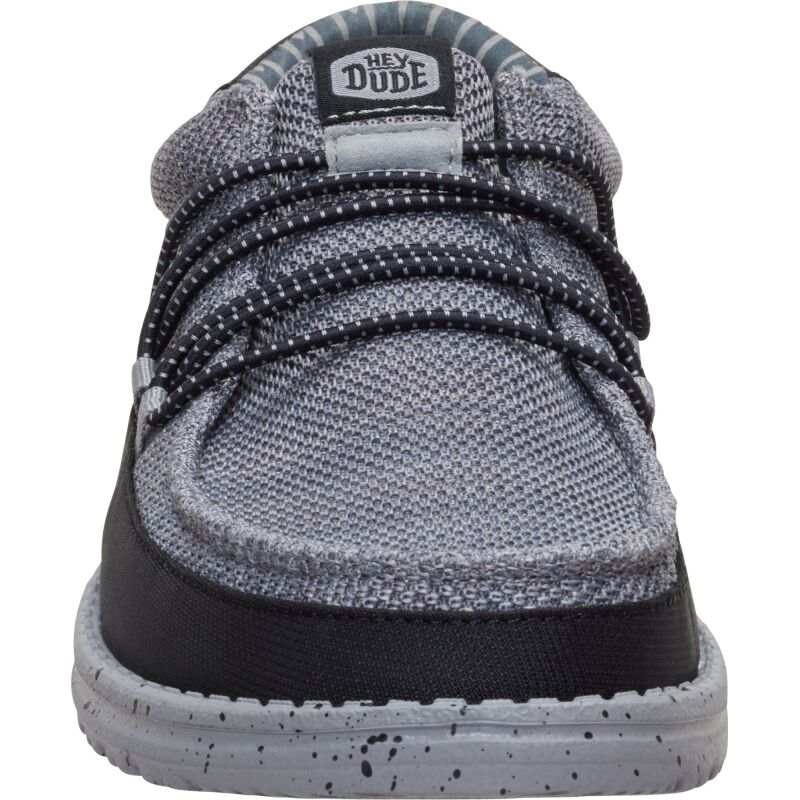HEYDUDE Wally Guard Stretch Sox Men's Flannel Grey/Multi