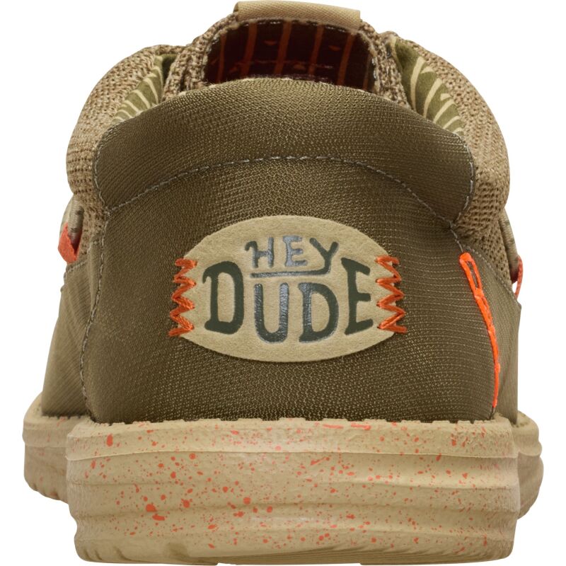 HEYDUDE Wally Guard Stretch Sox Men's Burnt Olive/Multi