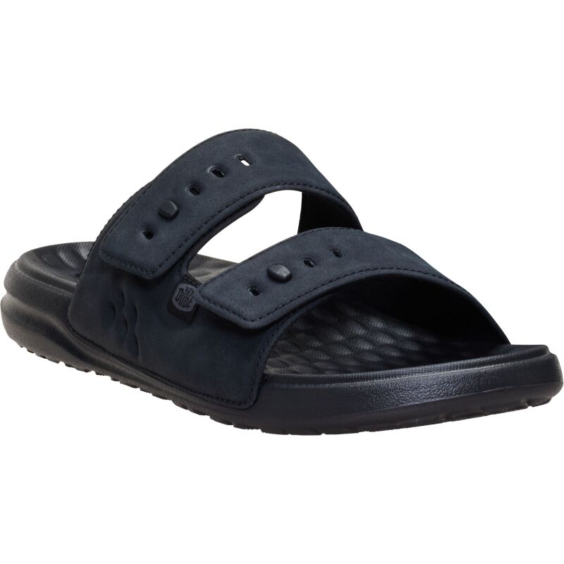 HEYDUDE Wave 2 Strap Slide Classic Men's Black/Black