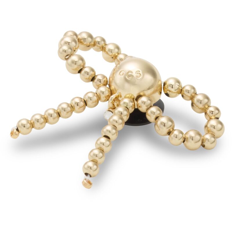 Crocs™ Jibbitz Gold Beaded Bow 