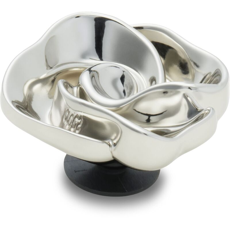 Crocs™ Jibbitz Silver Flower Swirl 