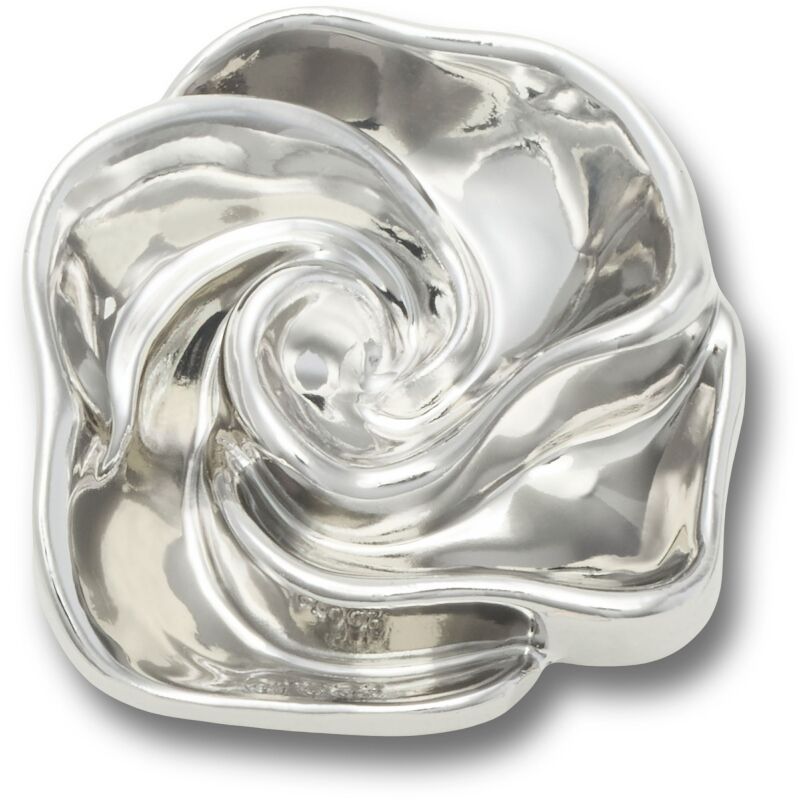 Crocs™ Jibbitz Silver Flower Swirl 