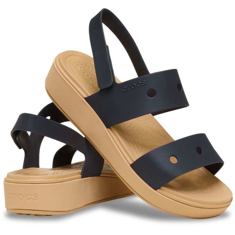 Crocs™ Brooklyn Sandal Kids' Black/Cashew
