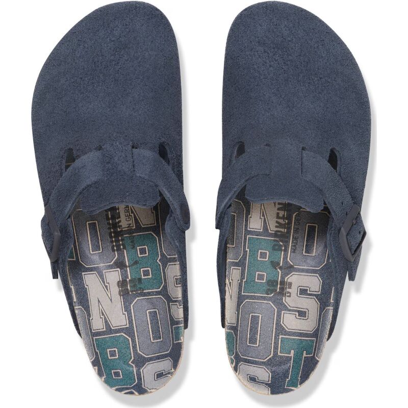 Birkenstock Boston Suede Leather New Navy