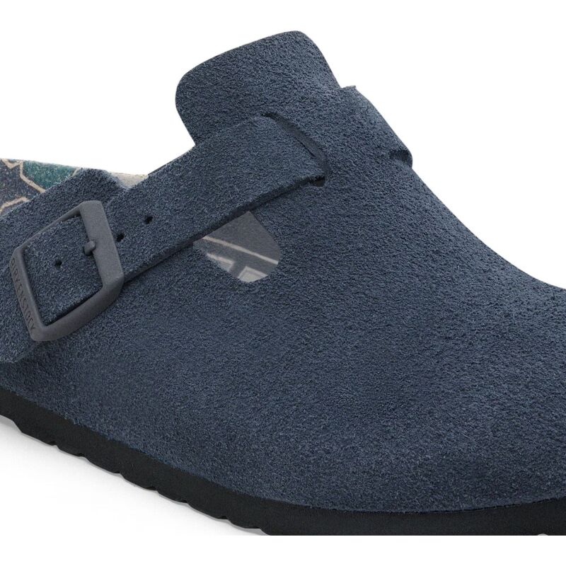 Birkenstock Boston Suede Leather New Navy