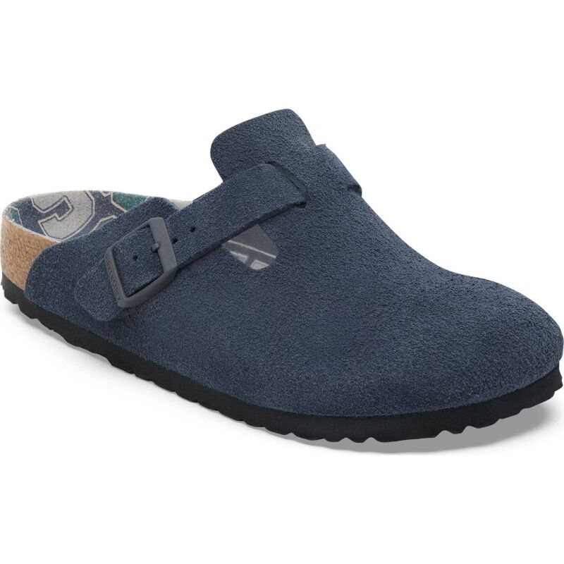 Birkenstock Boston Suede Leather New Navy