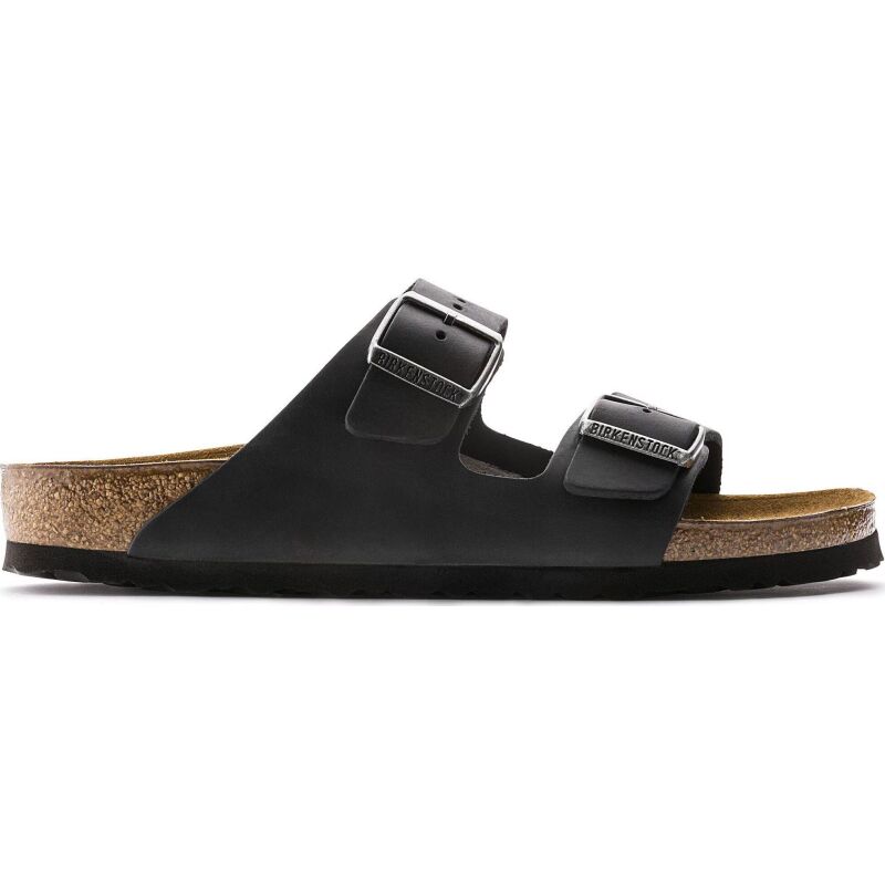 Birkenstock Arizona Oiled Leather Narrow Black