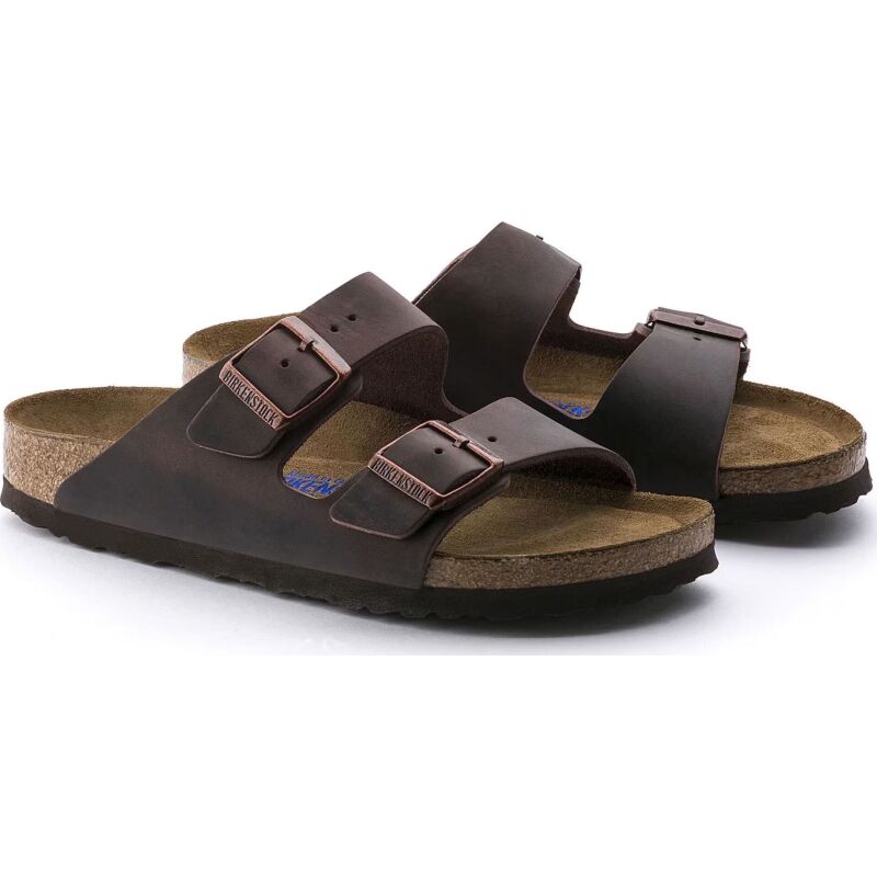 Birkenstock Arizona Soft Footbed Oiled Leather Narrow Habana