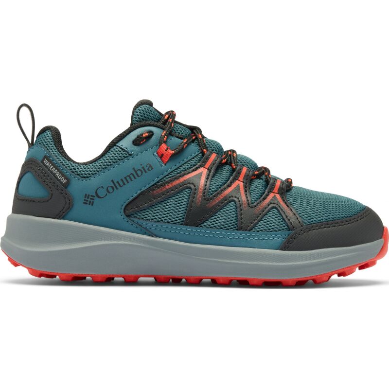 Columbia Youth Peakfreak Rush Waterproof Shoe Everblue, Super Sonic