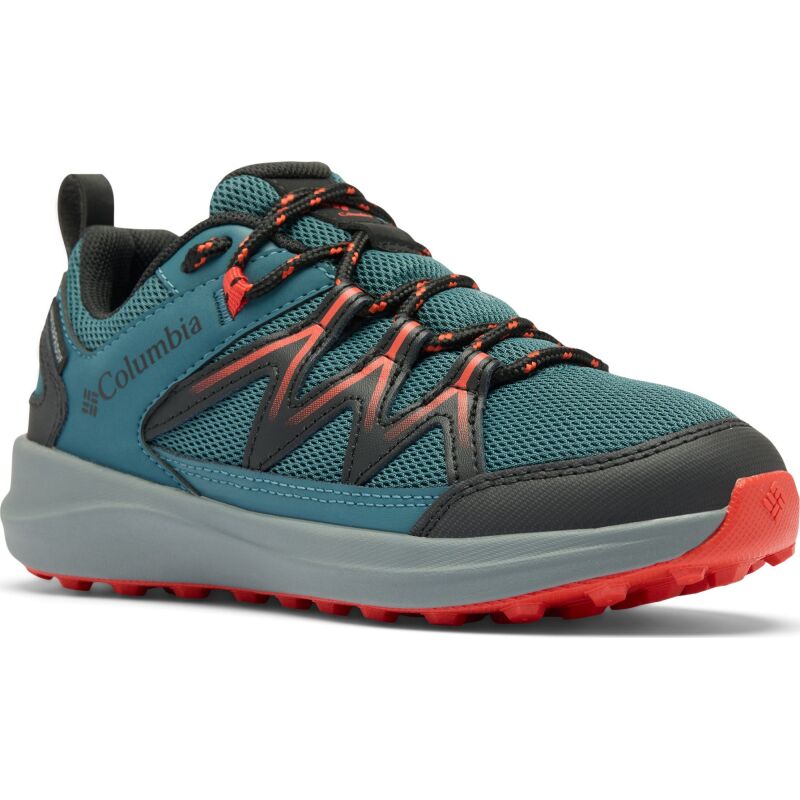 Columbia Youth Peakfreak Rush Waterproof Shoe Everblue, Super Sonic