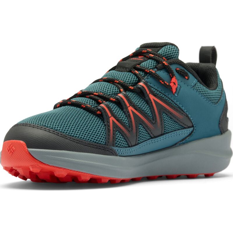 Columbia Youth Peakfreak Rush Waterproof Shoe Everblue, Super Sonic
