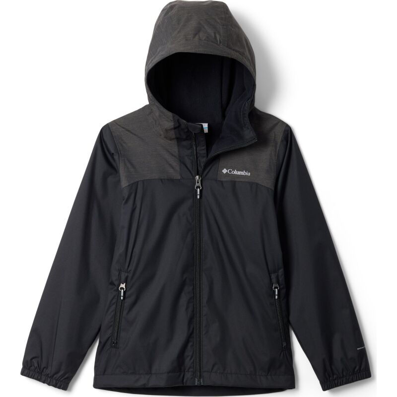 Columbia Youth Boys' Rainy Trails III Fleece Lined Jacket Black