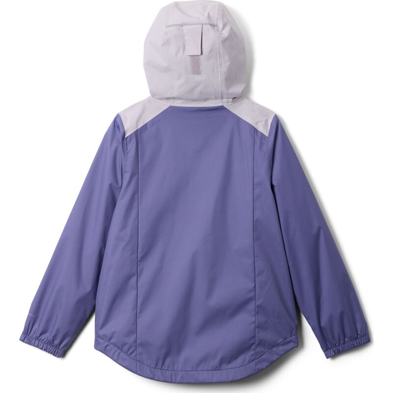 Columbia Youth Girls' Rainy Trails III Fleece Lined Jacket Stormwatch, Lavender Pearl