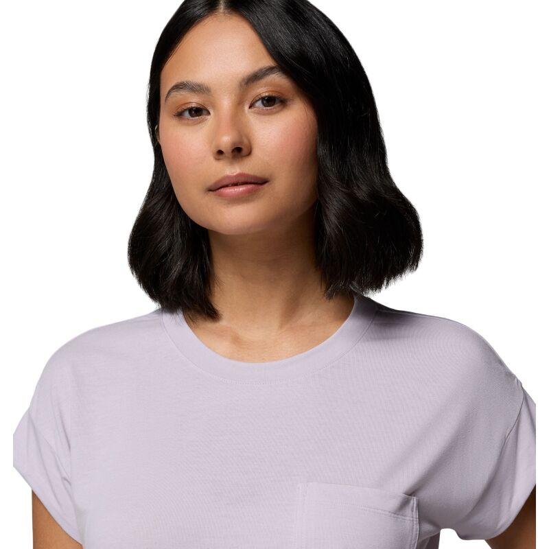 Columbia Daniela Falls Short Sleeve Women's Lavender Pearl