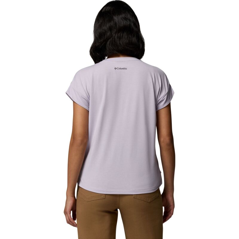 Columbia Daniela Falls Short Sleeve Women's Lavender Pearl