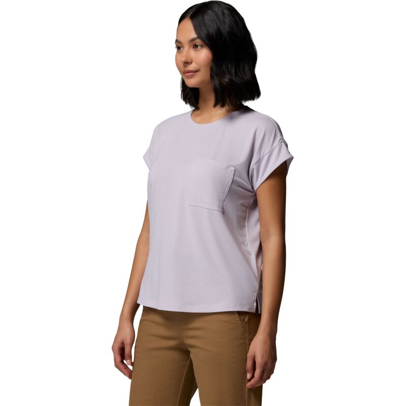 Columbia Daniela Falls Short Sleeve Women's Lavender Pearl