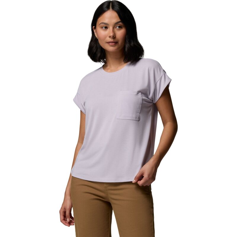 Columbia Daniela Falls Short Sleeve Women's Lavender Pearl