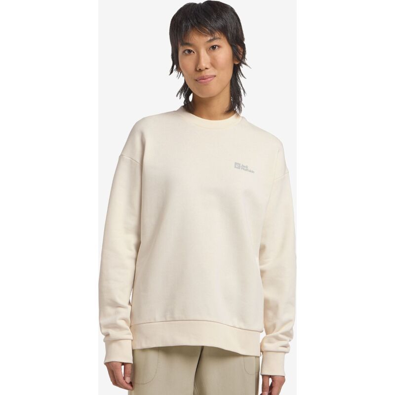 Jack Wolfskin Essential Crewneck Women's Cotton White