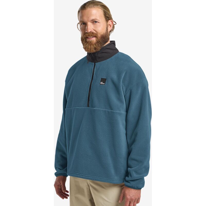Jack Wolfskin Sumetro Half-Zip Men's Aluminium Blue