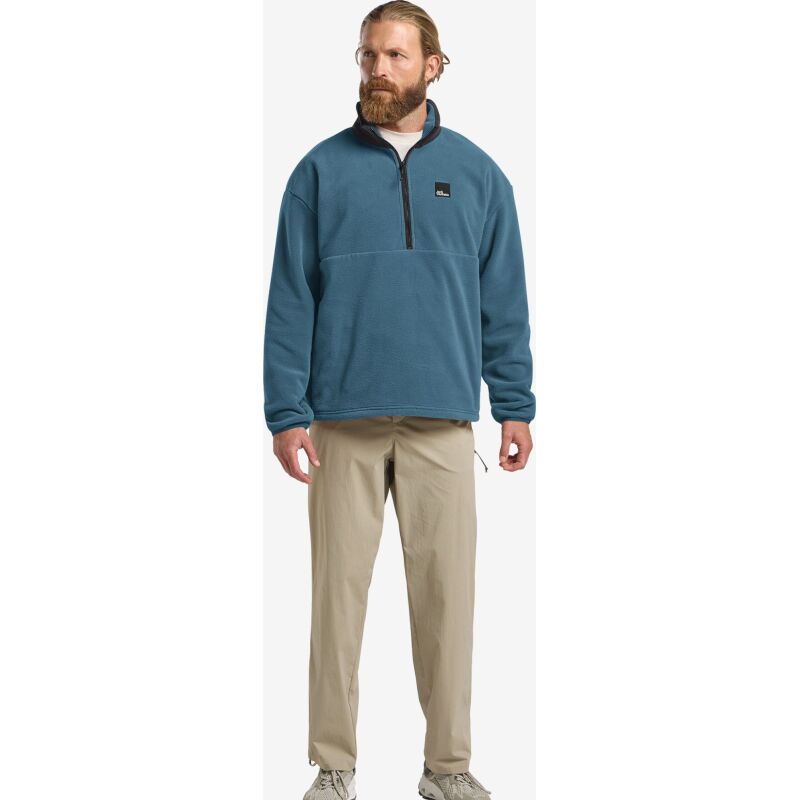 Jack Wolfskin Sumetro Half-Zip Men's Aluminium Blue