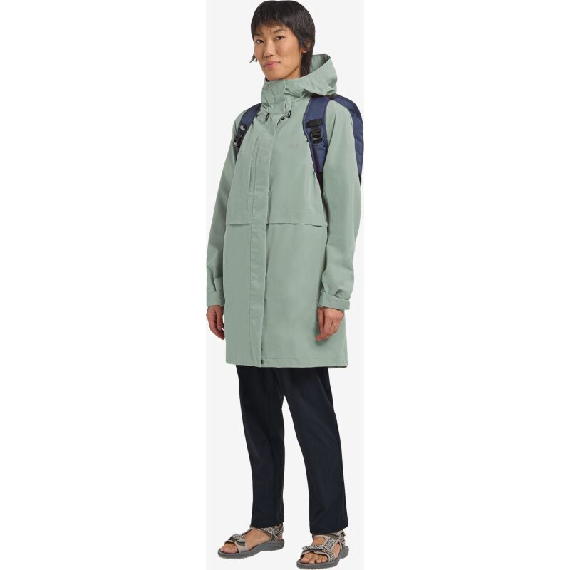 Jack Wolfskin Terraview 2L Coat Women's Green Zinnia