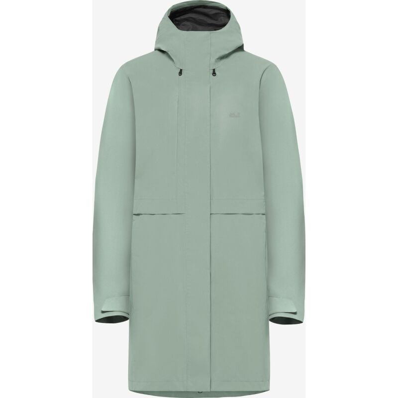 Jack Wolfskin Terraview 2L Coat Women's Green Zinnia