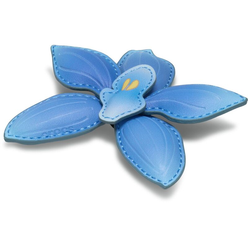Crocs™ Jibbitz Mega Blue Stitched Flower 