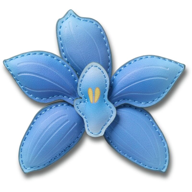 Crocs™ Jibbitz Mega Blue Stitched Flower 