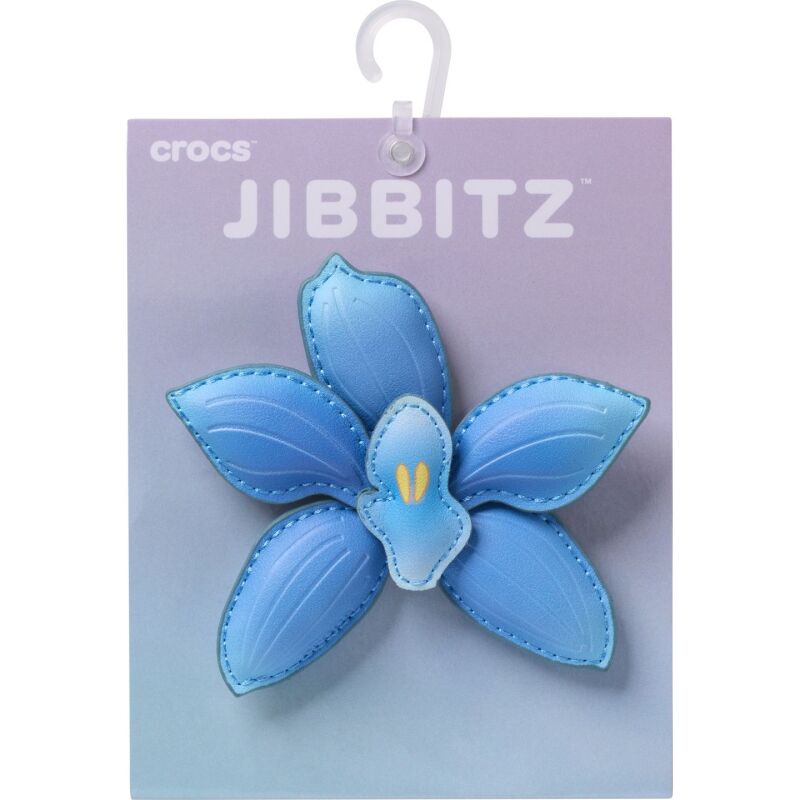 Crocs™ Jibbitz Mega Blue Stitched Flower 